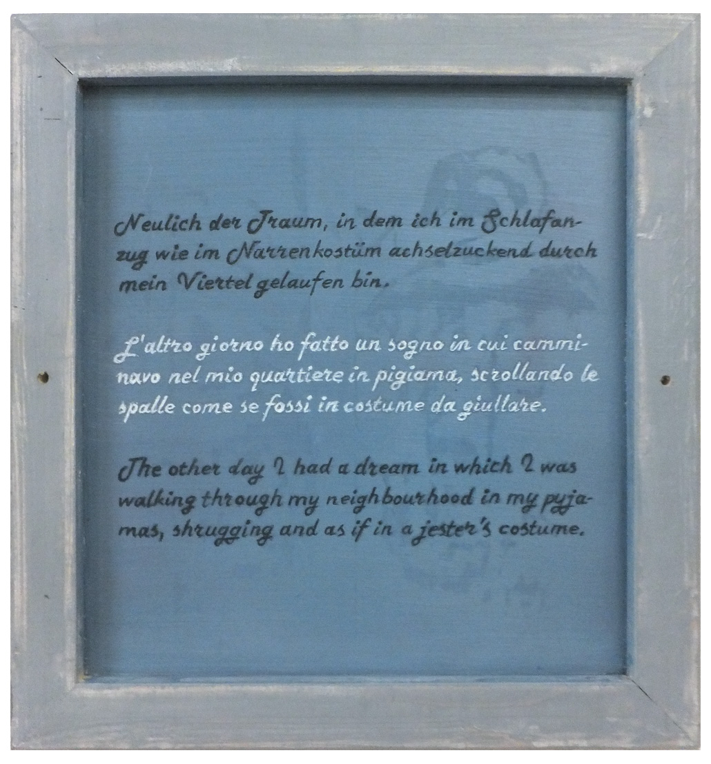 Neulich der Traum, in dem ...