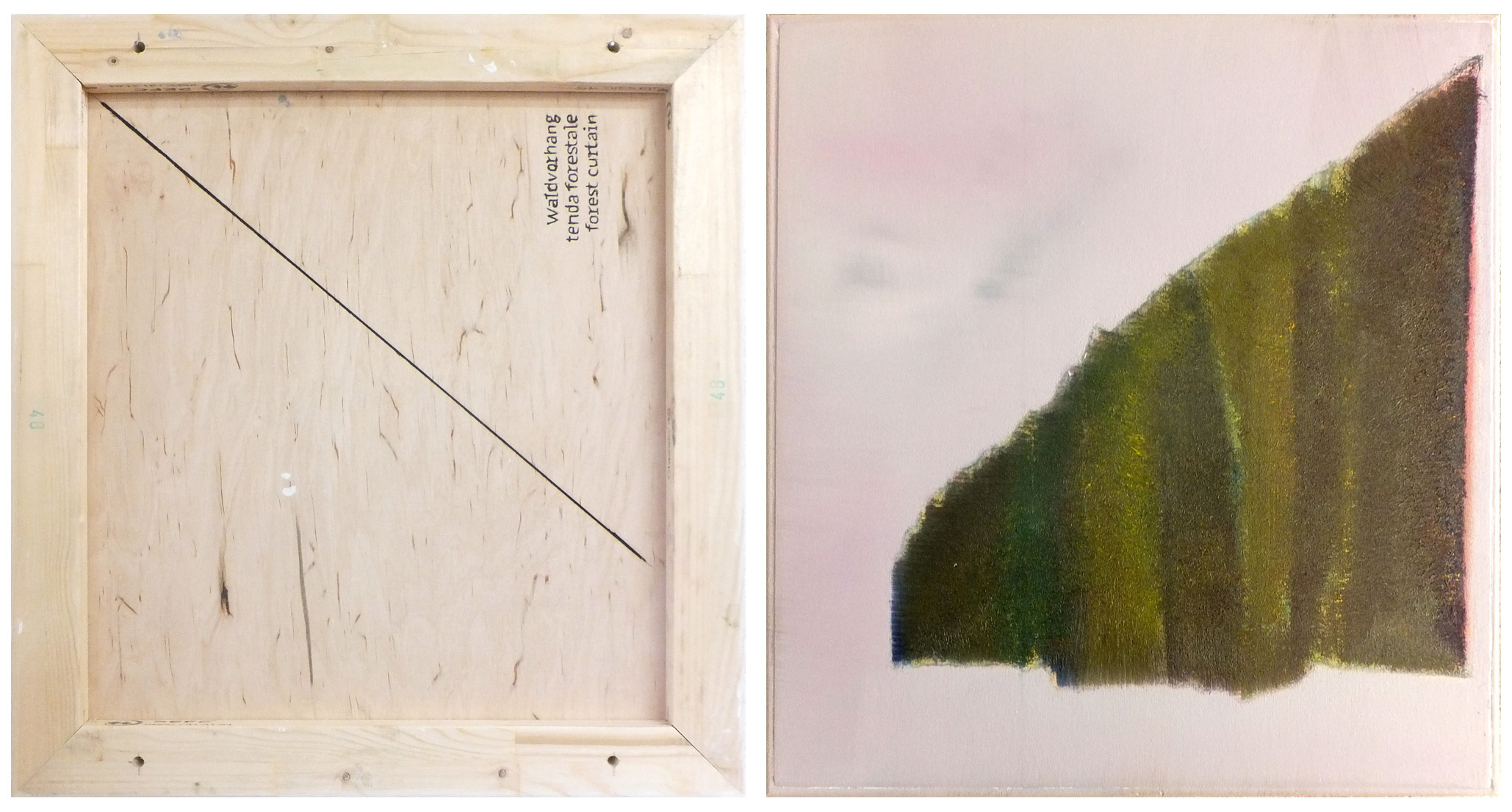 Waldvorhang tenda forestale forest curtain