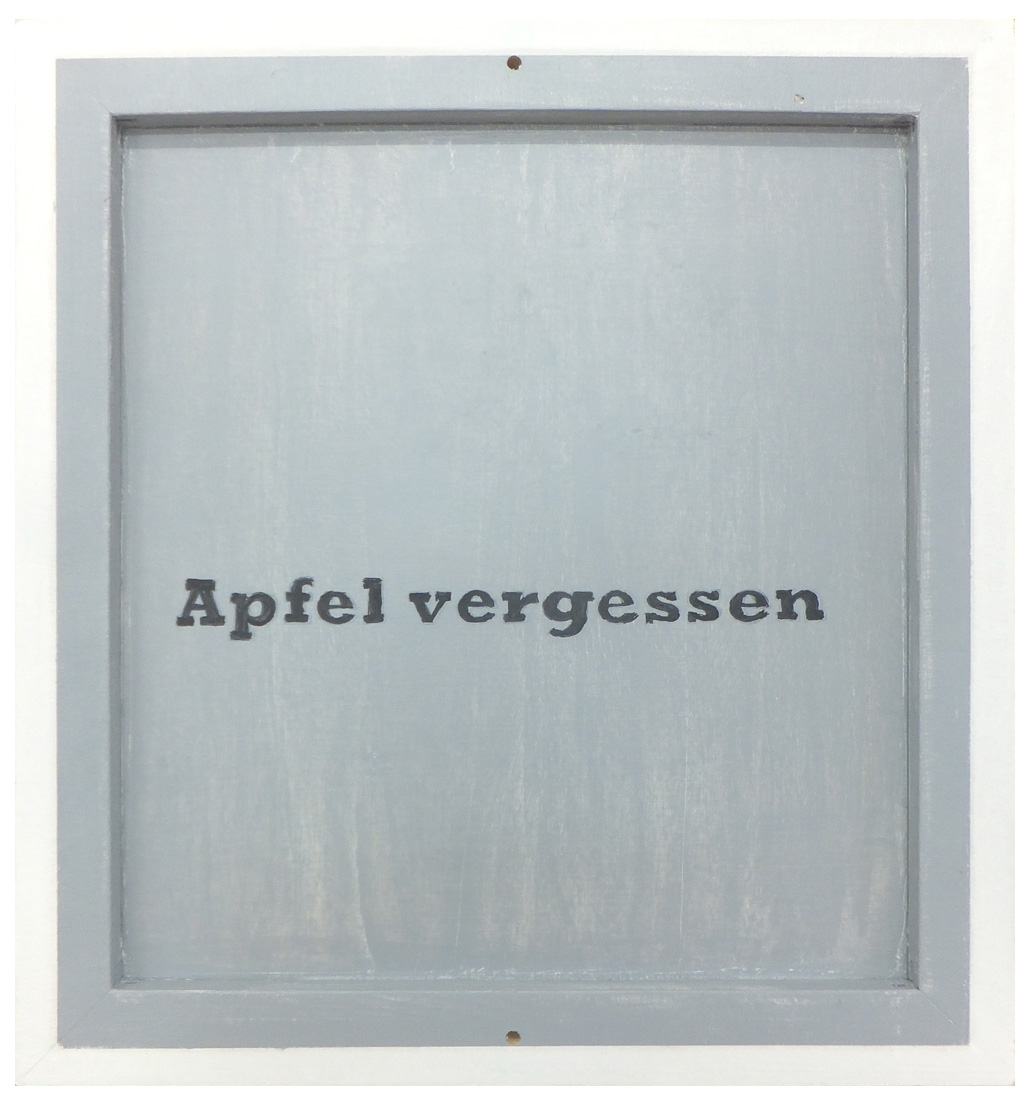 Apfel vergessen
